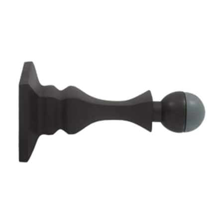 Patioplus 3.5 in. Baseboard Door Bumper, Oil Rubbed Bronze - Solid Brass - 30 Case PA134466